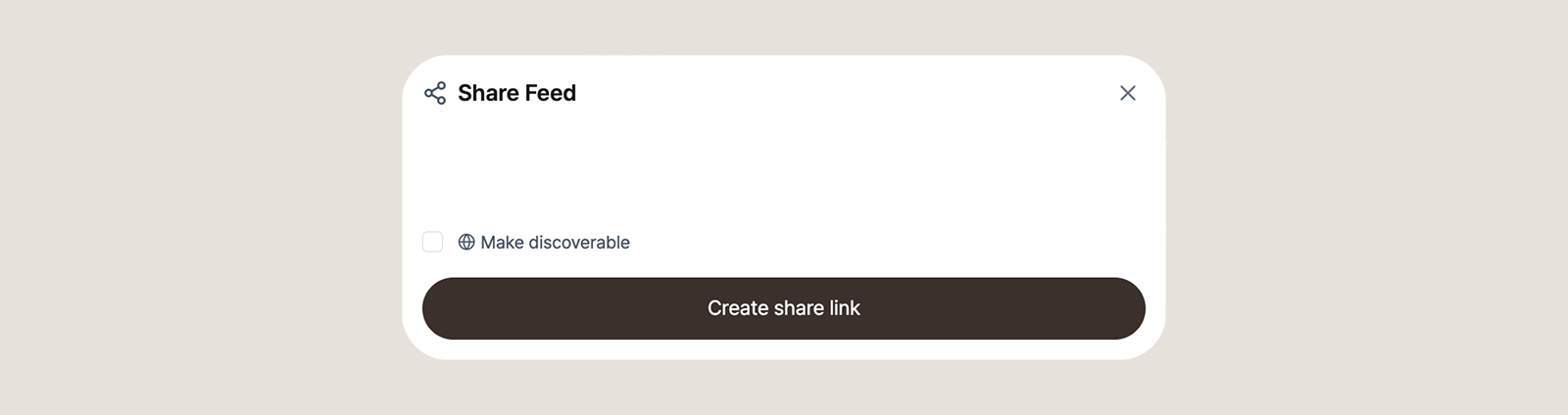 Create Share Link